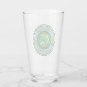 Ierse shamrock glas (Achterkant)