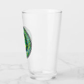 Ierse shamrock glas (Links)