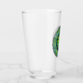 Ierse shamrock glas (Rechts)