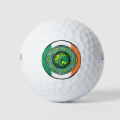 Ierse shamrock golfballen (Voorkant)