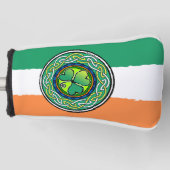 Ierse shamrock golfheadcover (Voorkant)
