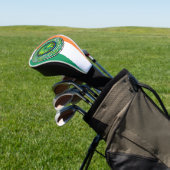 Ierse shamrock golfheadcover (Insitu)