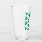 Ierse Shamrock Green Clover Pattern-programma's Glas (Rechts)