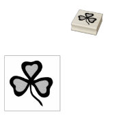 Ierse shamrock, groene shamrock, Ierse klaver Rubberstempel (Gestempeld)