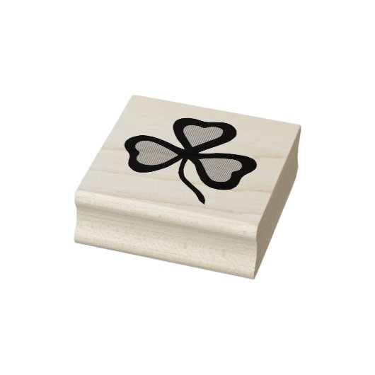 Ierse shamrock, groene shamrock, Ierse klaver Rubberstempel (Stempel)