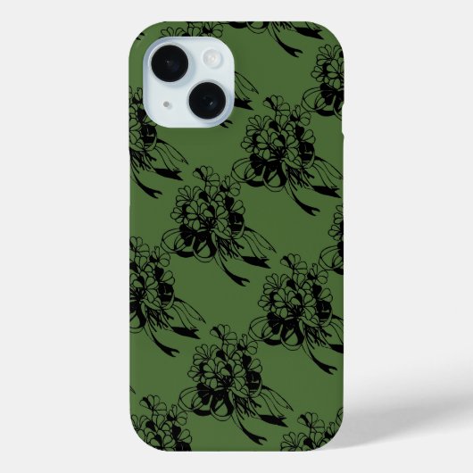 Ierse Shamrock Groene St. Patrick's Dag Case-Mate iPhone Case (Achterkant)