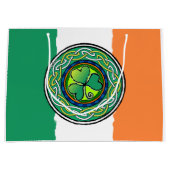 Ierse shamrock groot cadeauzakje (Voorkant)