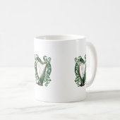 Ierse Shamrock Harp Koffiemok (Voorkant rechts)