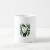 Ierse Shamrock Harp Koffiemok (Center)