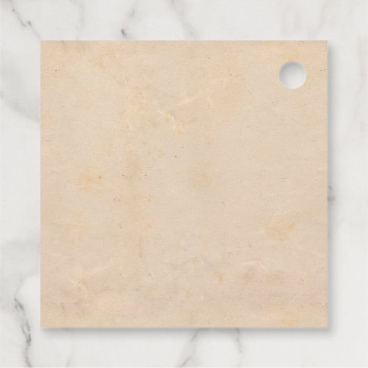 Ierse Shamrock hart dank u gepersonaliseerd Bedankjes Labels (Achterkant)