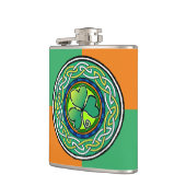 Ierse shamrock heupfles (Links)