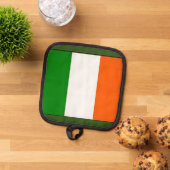 Ierse Shamrock, Ierse vlag Pannenlap (Top down)