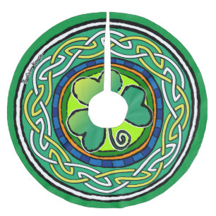 Ierse shamrock kerstboom rok