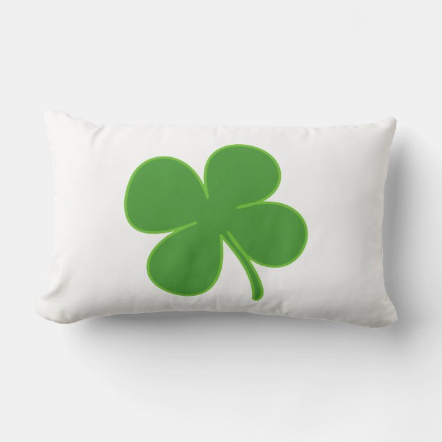 Ierse Shamrock Kussen (Voorkant)