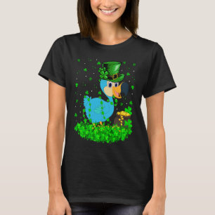 Ierse Shamrock Leprechaun Dodo Vogel St Patrick's T-shirt