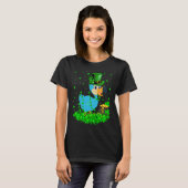 Ierse Shamrock Leprechaun Dodo Vogel St Patrick's  T-shirt (Voorkant volledig)
