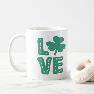 Ierse Shamrock Love St Patrick's Day Koffiemok