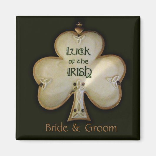 Ierse Shamrock Magneet (Voorkant)
