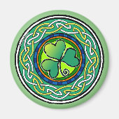 Ierse shamrock magneet (Voorkant)