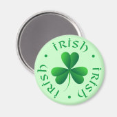 Ierse Shamrock Magnet (Voorkant / Achterkant)