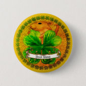 Ierse shamrock Mouse pin Button (Voorkant)