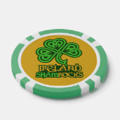 Ierse Shamrock poker chips (Enkel)