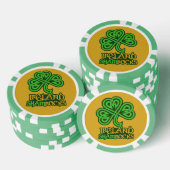 Ierse Shamrock poker chips (Opstapeling)