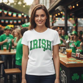 Ierse Shamrock Retro St Patrick's Day T-shirt