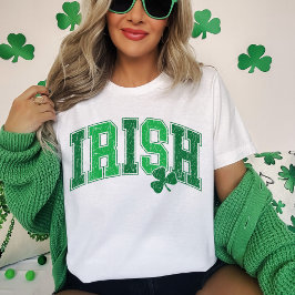 Ierse Shamrock Retro St Patrick's Day T-shirt