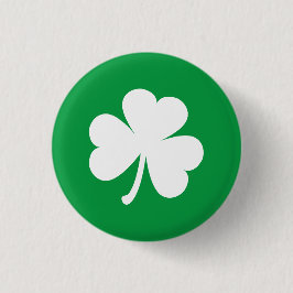  Ierse Shamrock Ronde Button 3,2 Cm