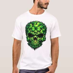 Ierse Shamrock Schedel St. Patrick T-Shirt