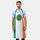 Ierse shamrock schort (Gedragen)