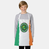 Ierse shamrock schort (Gedragen)