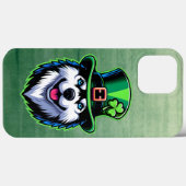 Ierse Shamrock Siberian Husky Dog St Patricks Day Case-Mate iPhone Case (Achterkant (horizontaal))
