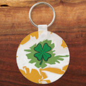 Ierse shamrock sleutelhanger (Voorkant)