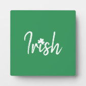 Ierse Shamrock St. Patrick's Dag Fotoplaat (Voorkant)