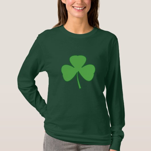 Ierse Shamrock St. Patrick's Day T-shirt (Voorkant)