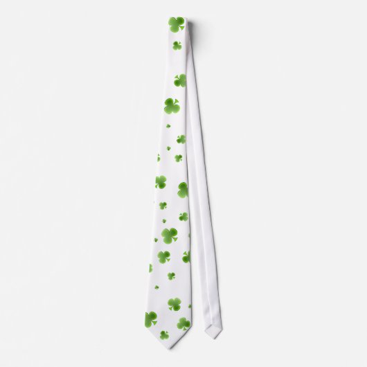 ierse shamrock stropdas (Voorkant)