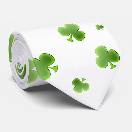 ierse shamrock stropdas (Opgerold)