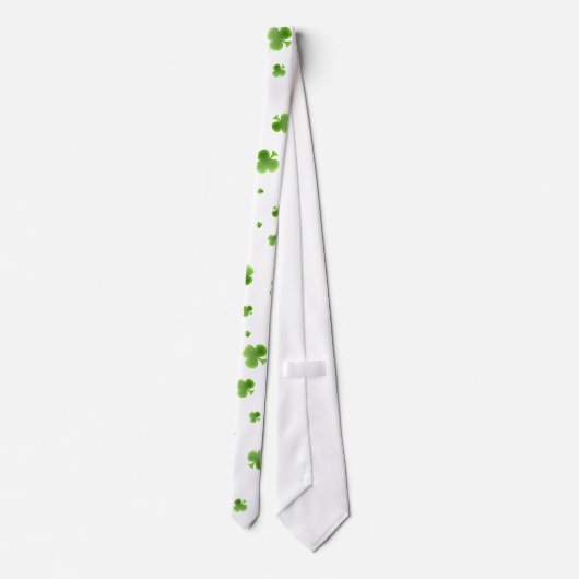 ierse shamrock stropdas (Achterkant)