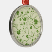IERSE SHAMROCK SYMBOOL KERSTVERSIERING METALEN ORNAMENT (Rechts)