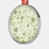 IERSE SHAMROCK SYMBOOL KERSTVERSIERING METALEN ORNAMENT (Links)