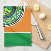 Ierse shamrock theedoek (Quarter Fold)