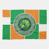 Ierse shamrock theedoek (Horizontaal)