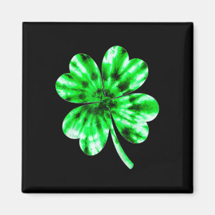 Ierse Shamrock Tie Dye Fijne St. Patrick's Dag Ga Magneet