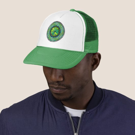 Ierse shamrock trucker pet (In situ)