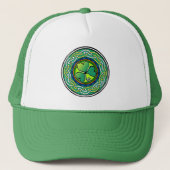 Ierse shamrock trucker pet (Voorkant)