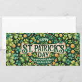 Ierse Shamrock Viering Design (Voorkant / Achterkant)