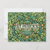 Ierse Shamrock Viering Design (Voorkant)