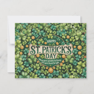 Ierse Shamrock Viering Design